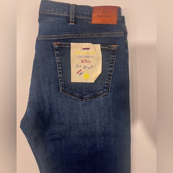 NWT Paul Smith Men's Blue Jeans Slim fit, Size 32x32 - Picture 1 of 6